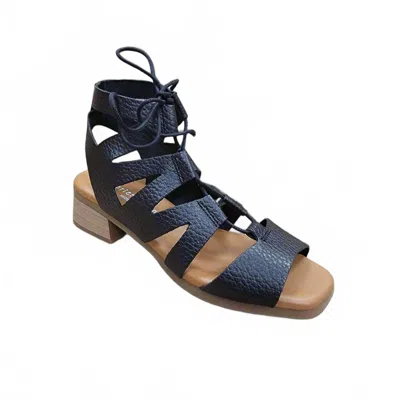 Eric Michael Women's Roxana Gladiator Sandal In Black In Blue