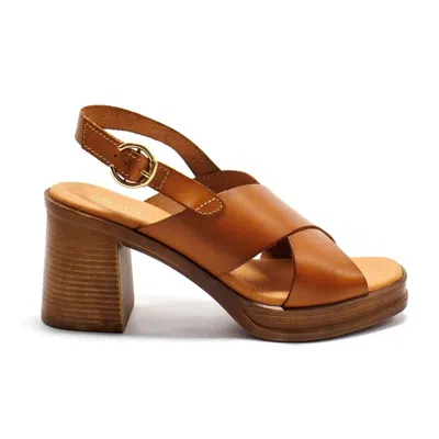 Eric Michael Women's Savannah Heeled Slingback Sandals In Natural In Multi