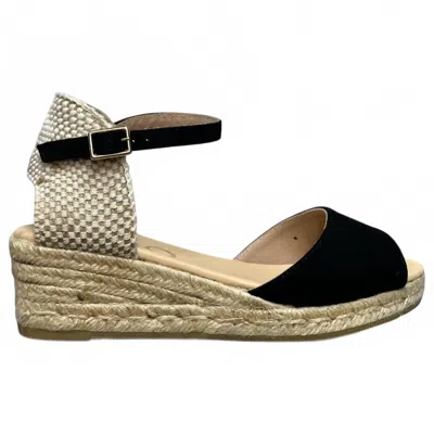 Eric Michael Women's Sedal Cash Espadrilles In Black Suede