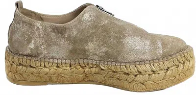 Eric Michael Women Serena Shoe In Gold In Brown