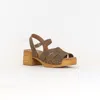 Eric Michael Women's Simone Sandal In Taupe In Grey