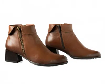 Eric Michael Women's Sonia Ankle Boot In Cognac In Green