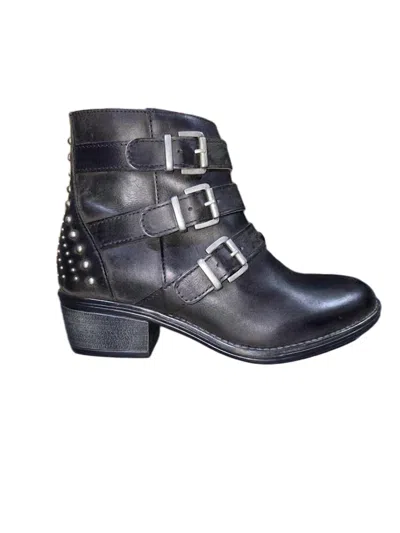 Eric Michael Women's Sparta Moto Boots In Black