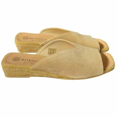 Eric Michael Women's Tiana Tamara Slip On Sandals In Gold In Brown