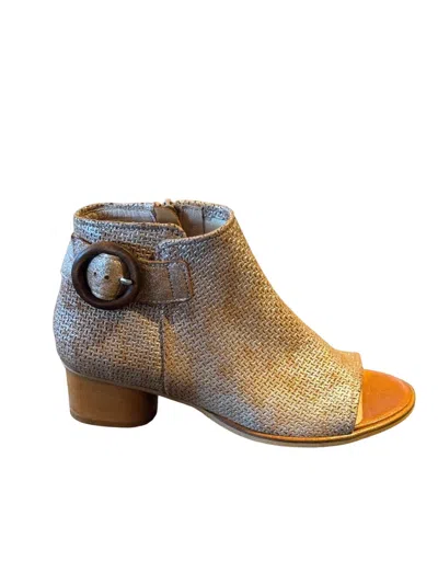 Eric Michael Women Vienna Bootie In Silver In Multi