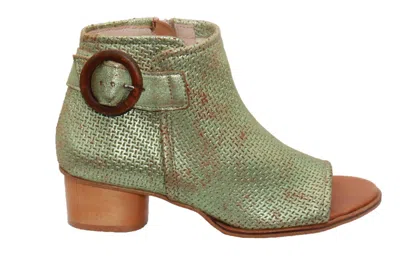 Eric Michael Women's Vienna Peep Toe Bootie In Green