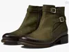 Eric Michael Women Vita Bootie In Olive In Multi