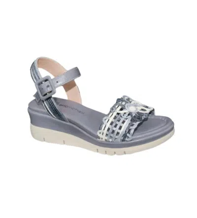 Eric Michael Women's Vivian Wedge In Blue In Gray