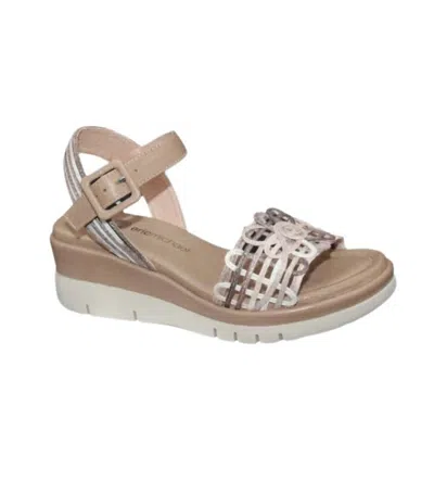 Eric Michael Women's Vivian Wedge In Camel In Neutral