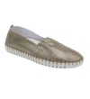 Eric Michael Women's Yvette Flat In Pewter In Silver