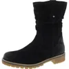 Eric Michael Womens Zipper Ankle Boots In Black