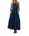 Erica Wilson Bali Maxi Dress In California Blue In Blue
