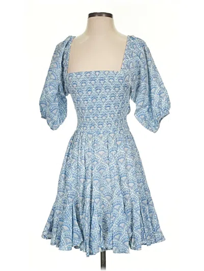 Pre-owned Erica Wilson Cocktail Dress In Blue