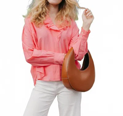 Erica Wilson Meredith Top In Chateau Rose In Pink