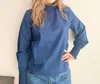 Erica Wilson Victoria Blouse In Navy In Blue