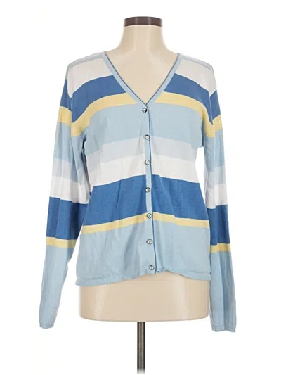 Pre-owned Erika Cardigan Sweater In Blue