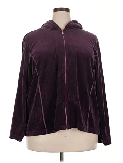 Pre-owned Erika Cardigan Sweater In Purple