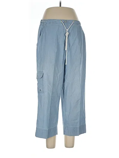Pre-owned Erika Cargo Pants In Blue