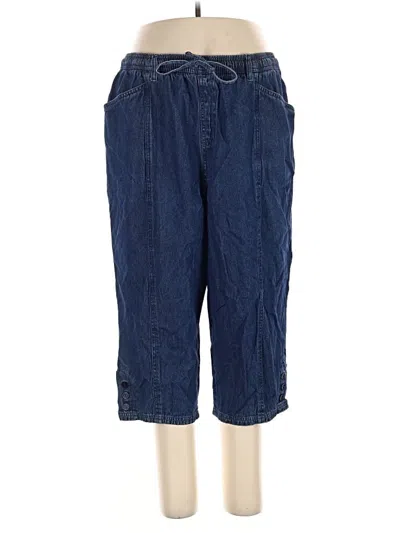 Pre-owned Erika Casual Pants In Blue