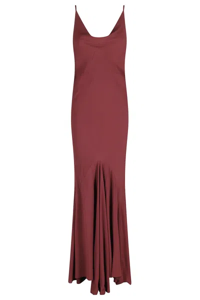 Erika Cavallini Dress Woman Color Red In Burgundy