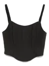 Erika Cavallini Agata Corset Top In Black