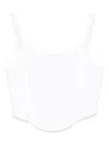 Erika Cavallini Agata Corset Top In White
