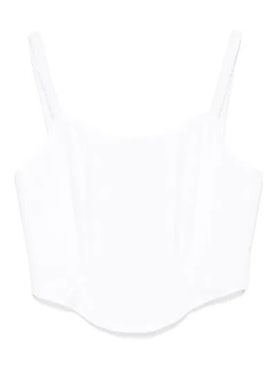 Erika Cavallini Agata Corset Top In White
