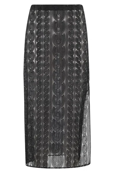 ERIKA CAVALLINI ERIKA CAVALLINI ALDA MIDI SKIRT