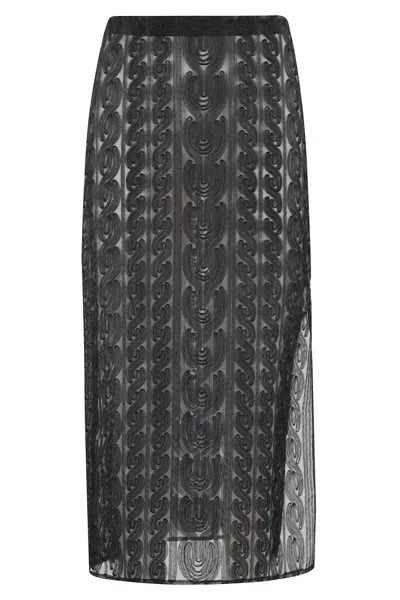ERIKA CAVALLINI ALDA MIDI SKIRT
