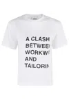 Erika Cavallini Short-sleeved T-shirt In St Bianco Stampa