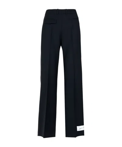 Erika Cavallini Belt-loop Casual Pants In Black