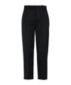 Erika Cavallini Belt-loop Casual Pants In Black