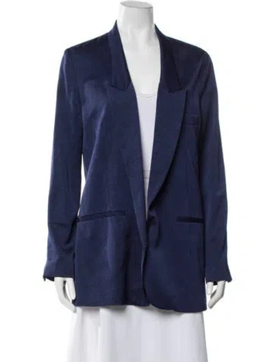 Pre-owned Erika Cavallini Blazer In Blue