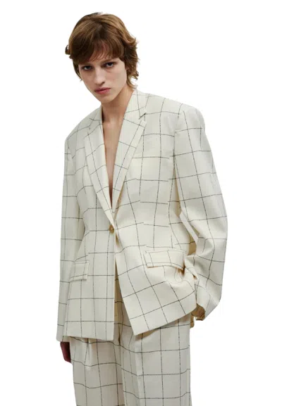 Erika Cavallini Blazer In Canvas Woman  Sartorial In Multi