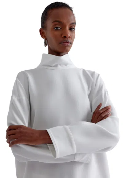 Erika Cavallini Blue Closure Woman  Oversize In White