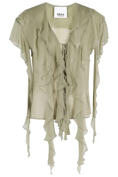 Erika Cavallini Blusa Lia In Green