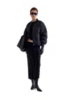 Erika Cavallini Bomber Cecilia Woman  Short In Black