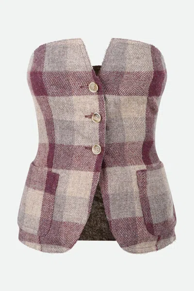 Erika Cavallini Bustino Check Multicolor