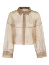 Erika Cavallini Button-down Shirt In Brown