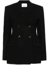 Erika Cavallini Double-breasted Blazer In Black