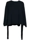 Erika Cavallini Cady Texture Blouse In Blue