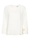 Erika Cavallini Cady Texture Blouse In White