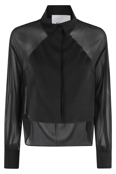 Erika Cavallini Camicia Serena In Nero