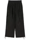 Erika Cavallini Cargohose Mit Streifendetail In Schwarz