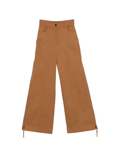 Erika Cavallini Circe Trousers In Brown