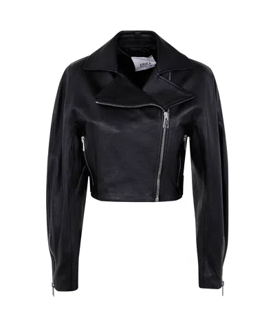 ERIKA CAVALLINI LEATHER BIKER JACKET