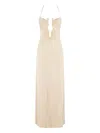Erika Cavallini Cut-out Dress In Nude