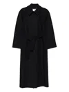 Erika Cavallini Diletta Belted Coat In Black