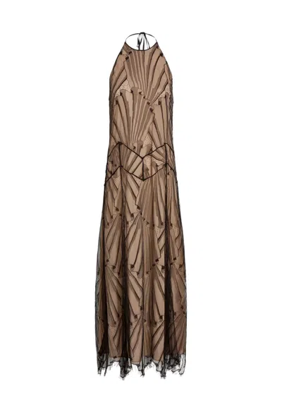 Erika Cavallini Dress Calypso  In Brown