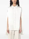 Erika Cavallini White Silk Shirt